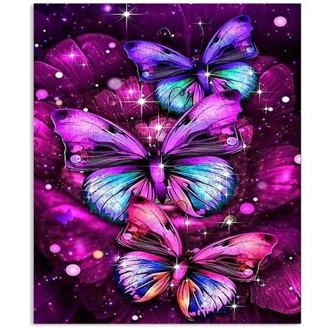 Beautiful Butterflies In Starry Night Special Custom Design Vertical