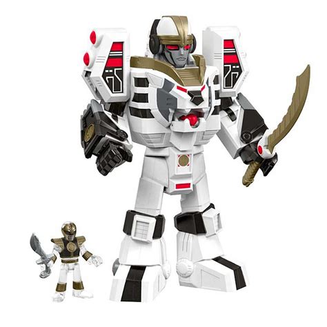 Livraison à domicile et en magasin. Imaginext Power Rangers White Ranger & Warrior Mode ...