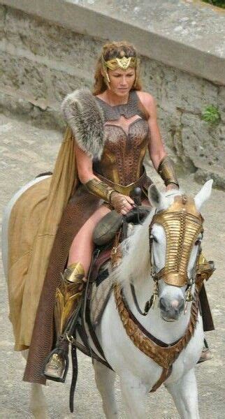 Wonder Womans Mother Queen Hippolyta In Themyscira In Horseback Wonder