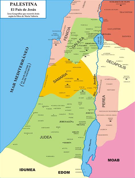 Palestina Palestina Siglo I Mapa Do Tempo Palestina E Tribos Porn Hot