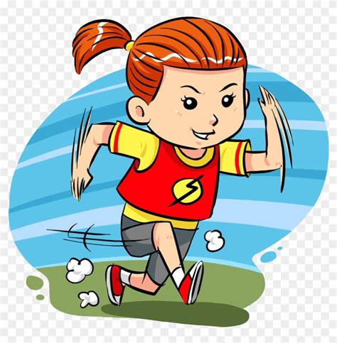 Running Cartoon Clip Art Girl Running Cartoon Free Transparent Png