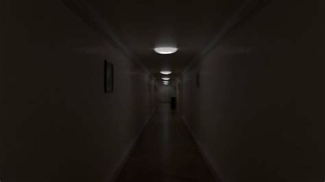 Spooky Hallway 3d Animation Youtube
