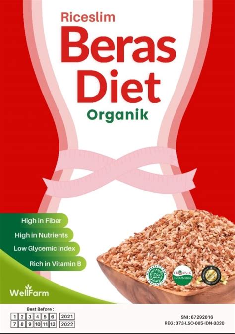 Riceslim Beras Diet Organik Wellfarm Produsen Supplier Beras Organik