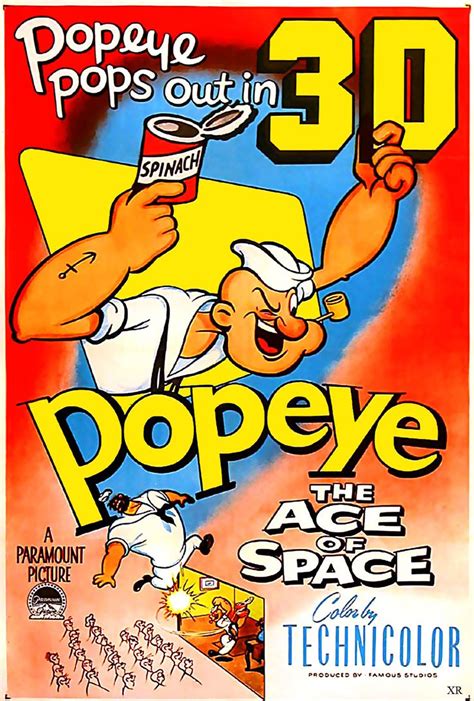1953 3d Popeye Popeye Movie Space Movie Posters Popeye The
