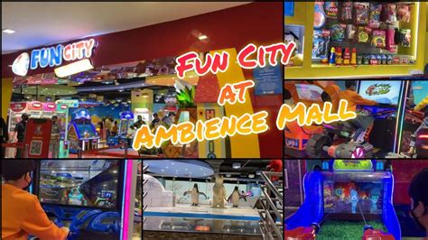 Funcity At Ambience Mall Gurgaon Summer Fun Day Out Fun City Video