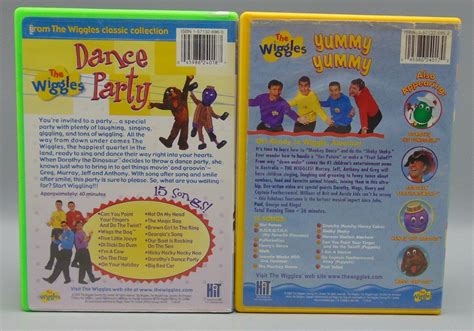 The Wiggles Dance Party And The Wiggles Yummy Yummy Dvd