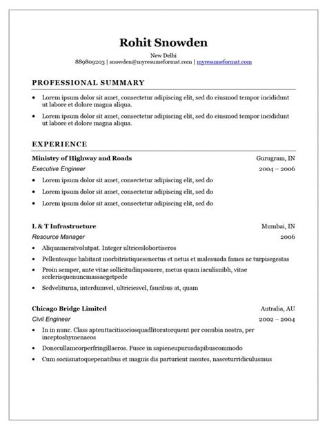 See 20+ different free resume templates for word, google docs, and others. Resume template word free download: Executive Resume - My ...