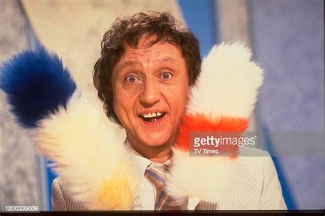 Entertainer Ken Dodd Posed With His Tickle Stick Props During An