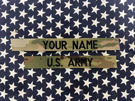 Custom Army OCP Military Name Tape Nametape Embroidered Name Patch Sew On EBay