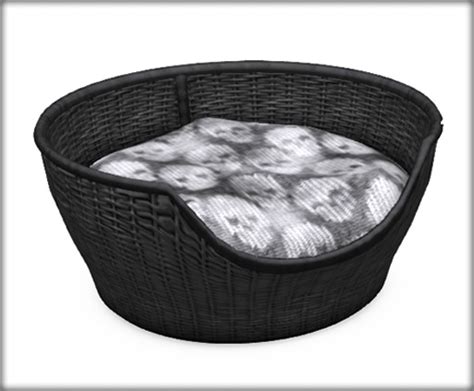Second Life Marketplace Zooby Cat Life Basket Skull Boxed