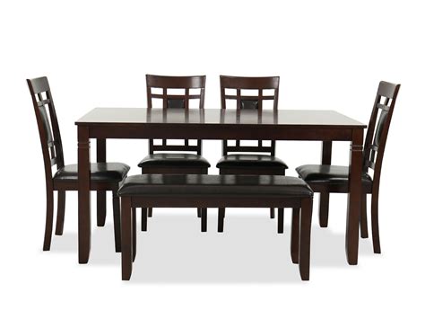 Dining room mathis brothers dining room sets this mathis brothers dining room sets graphic has 20 dominated colors, which include tamarind, gully, cab sav, aged chocolate, bazaar, uniform grey, silver, ash hollow, sunny pavement, snowflake, honeydew, foundation white, white, vapour, sefid white, ivory, lovely euphoric delight, mid tan, arathi. Six-Piece Contemporary Dining Room Set in Brown | Mathis ...