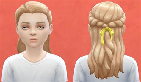 Or Child Hair Base Game Compatible At Pickypikachu Sims 4 Updates