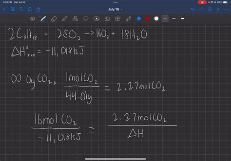 Solved Using The Following Equation For The Combustion Of Octane Free