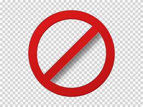 Banned Icon Template Red Circle With Crossed Out Stripe Symbol Of