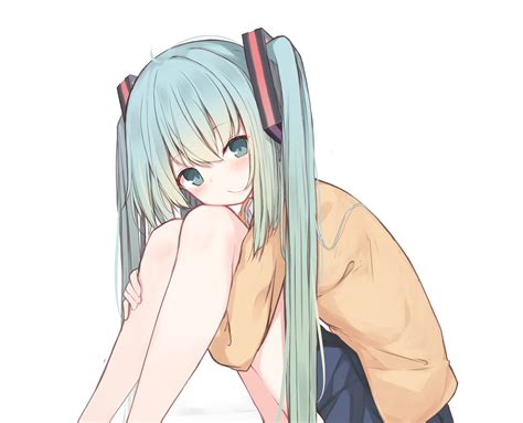 Blueeyes Bluehair Blush Cropped Hatsunemiku Longhair Mm2k Schooluniform Skirt Twintails