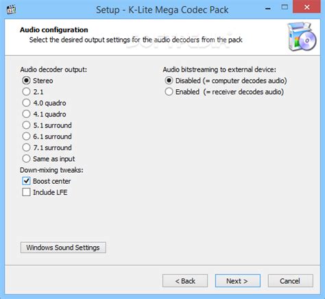 For the file that you want to download. Download K-Lite Codec Pack Mega 15.4.4 / 15.4.5 Beta