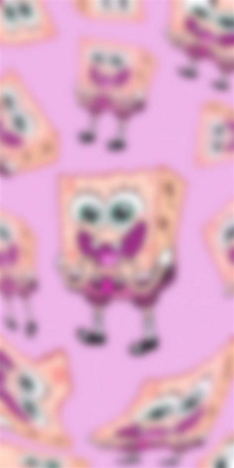 Delighted SpongeBob Background Pastel Pink Wallpapers For Phone