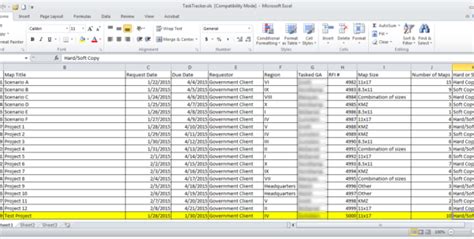 Document Tracking System Excel Spreadsheet Templates For Business