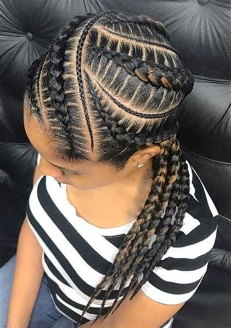Some of the best protective styles for natural hair these braid styles protect while being simpler, easy to maintain look while also chic and current fashion: 35 Natural Braided Hairstyles Without Weave For Black Girls