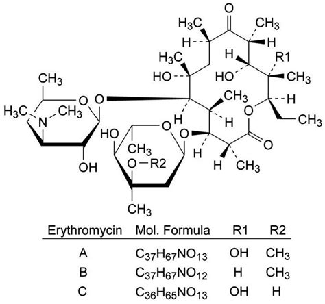 Erythromycin Base วัตถุดิบ Bp Ep Usp Cas 114 07 8 ผู้ผลิตและผู้จัด