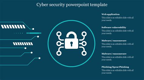 Cyber Security Ppt Template Serat