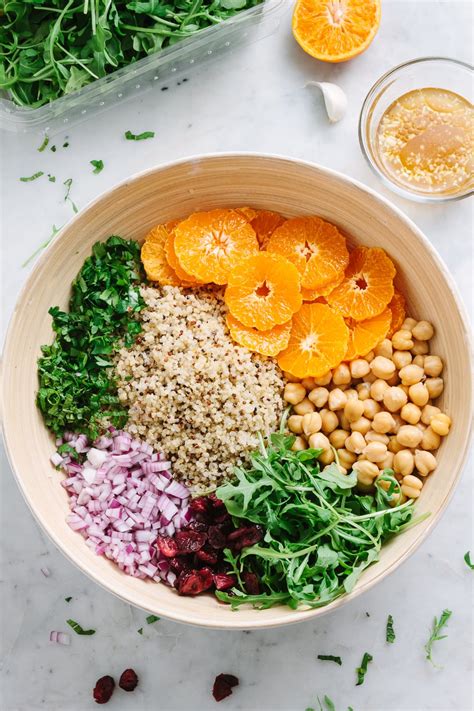 Quinoa Salad With Orange Cranberry Mint The Simple Veganista