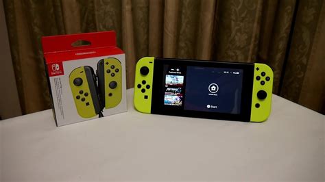 Nintendo Switch Joy Con Neon Yellow My Take Youtube