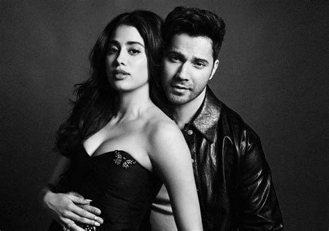 Bawaal Janhvi Kapoor Varun Dhawan Set A Sizzling Mauhal With Their Monochrome Photoshoot