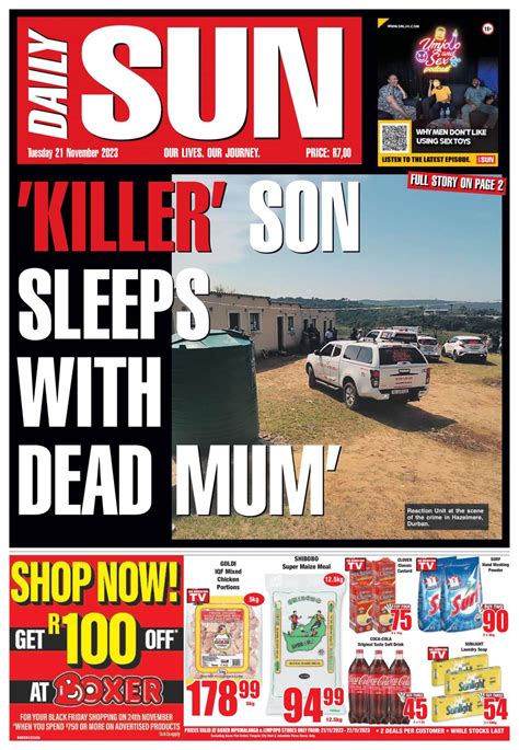 Daily Sun November 21 2023 Newspaper Get Your Digital Subscription