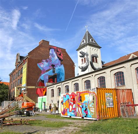 Aryz New Mural In Progress Copenhagen Denmark Streetartnews