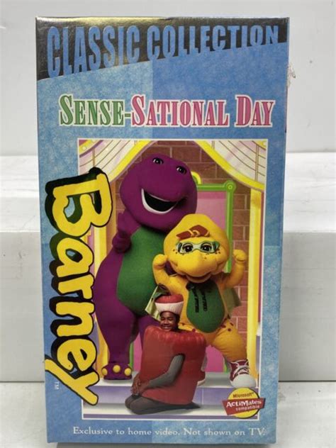Barney Barneys Sense Sational Day Vhs 2000 Classic Collection For