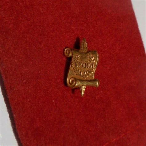 Vintage Kappa Alpha Order Fraternity Spanish 10k Gold Fill Pin