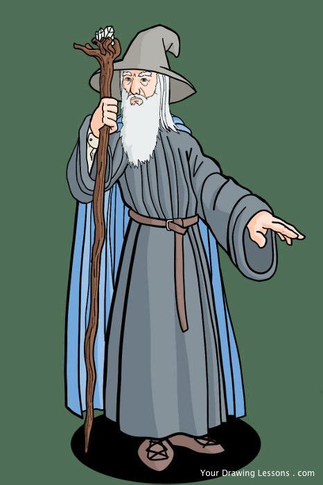 6158 votes and 224742 views on imgur: How To Draw Gandalf From Lord Of The Rings - Your Drawing ...