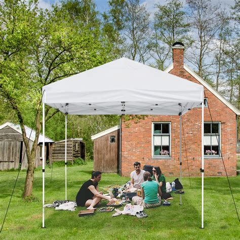 10x10 Ft Pop Up Canopy Tent Patio Outdoor Instant Gazebo Folding Shade