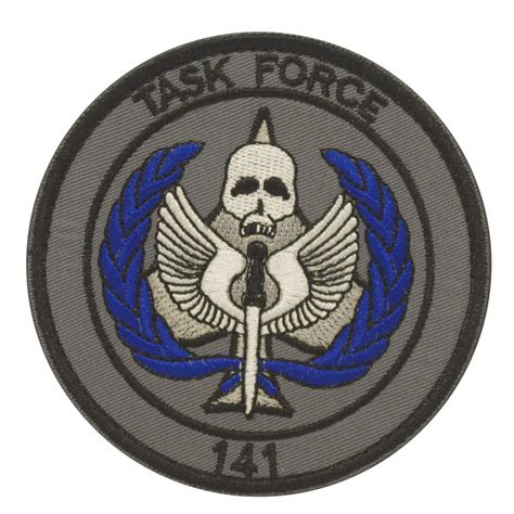 Military Embroidery Patch Call Of Duty Taskforce 141 With Velcro With