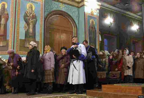 Orthodox Eastern Rite Christians Celebrate Christmas