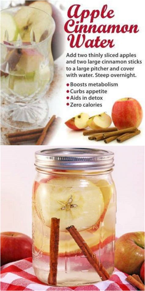 Apple And Cinnamon Detox Water In 2020 With Images Apple Cinnamon