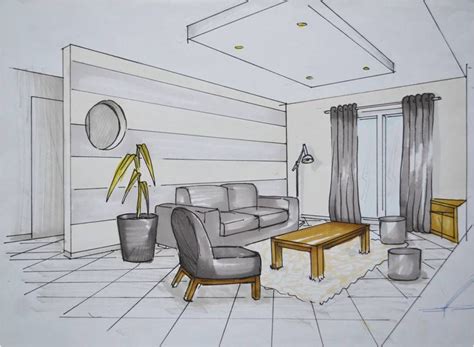 Apprendre A Dessiner L Interieur D Une Maison Sketches Pinterest