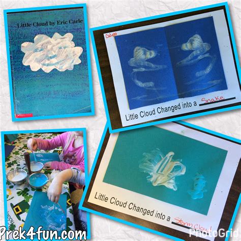 Eric Carle Little Cloud Inspired Art And Activities Prek4fun Art