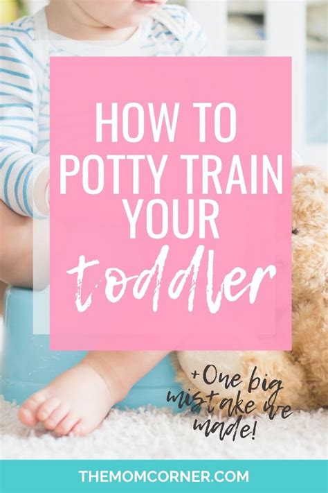 How To Potty Train Your Toddler And One Big Mistake We Made Potty