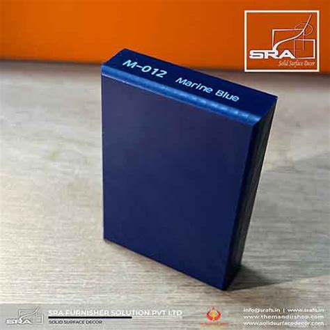Marine Blue M012 Merino Hanex Sra Solid Surface Your One Stop Shop