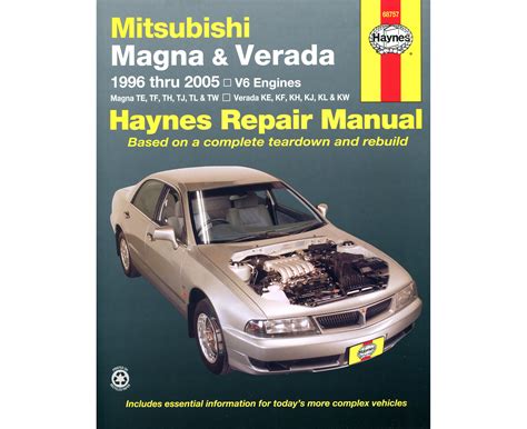 Mitsubishi Magnaverada Te Twke Kw 1996 2005 Repair Manual