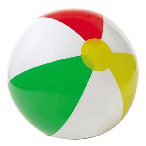 Intex 59010 Beach Ball Transparent Inflatable Ball Diameter 41cm In