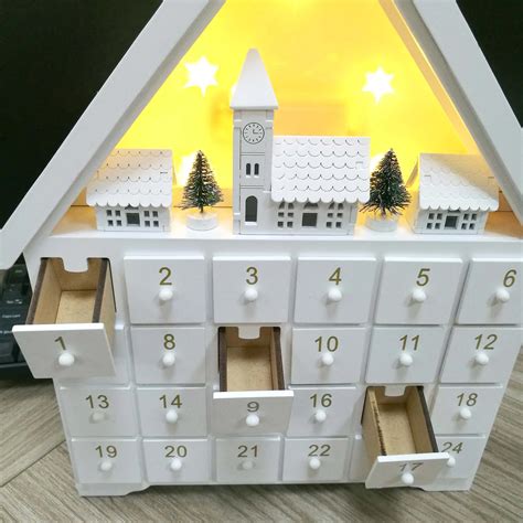 Fashion Design Wooden Advent Calendar For Christmas T Buy