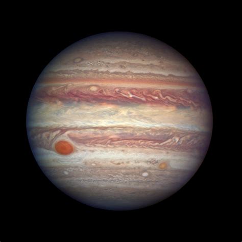 Heres Hubbles Newest Knockout Portrait Of Jupiter Lights In The Dark
