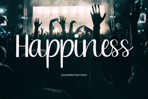 Happiness Font By Janurmasahmad · Creative Fabrica