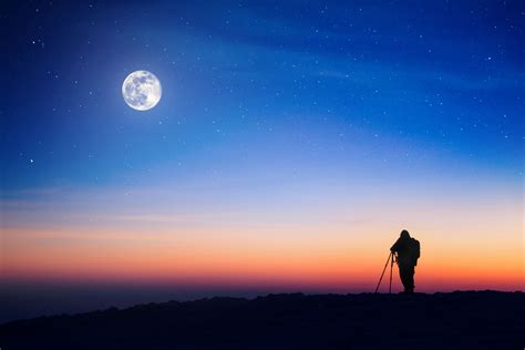 Photograph the Moon Through a Telescope