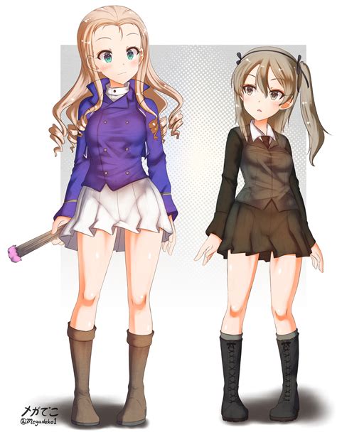 Megadeko Marie Girls Und Panzer Shimada Arisu Girls Und Panzer