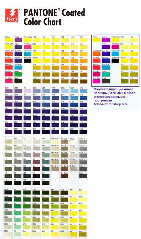Pantone Color Chart Pantone Color Chart Pantone Color Book Pantone