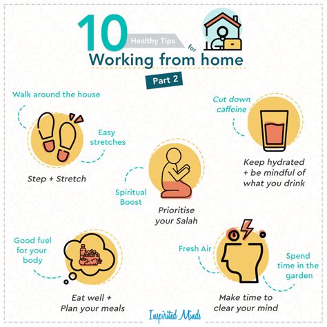 10 Healthy Tips For Working From Home Inspirited Minds